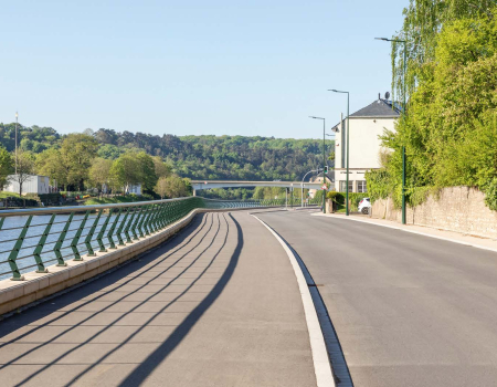 Wormeldange – Redressement de la N10 : un chantier structurant au cœur de la Moselle