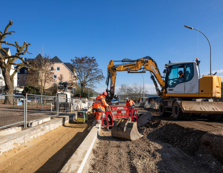 Réaménagement de la N10 de Wormeldange à Ehnen