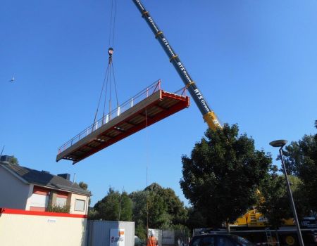 Rénovation passerelle piétons à Pétange