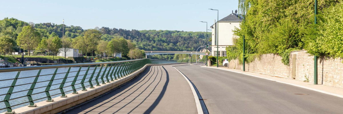 Wormeldange – Redressement de la N10 : un chantier structurant au cœur de la Moselle