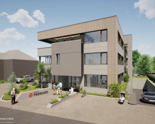 Construction et développement du nouveau siège Perrard